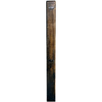Lima Sawn Headboard with Iron & Jacobean Stain - King