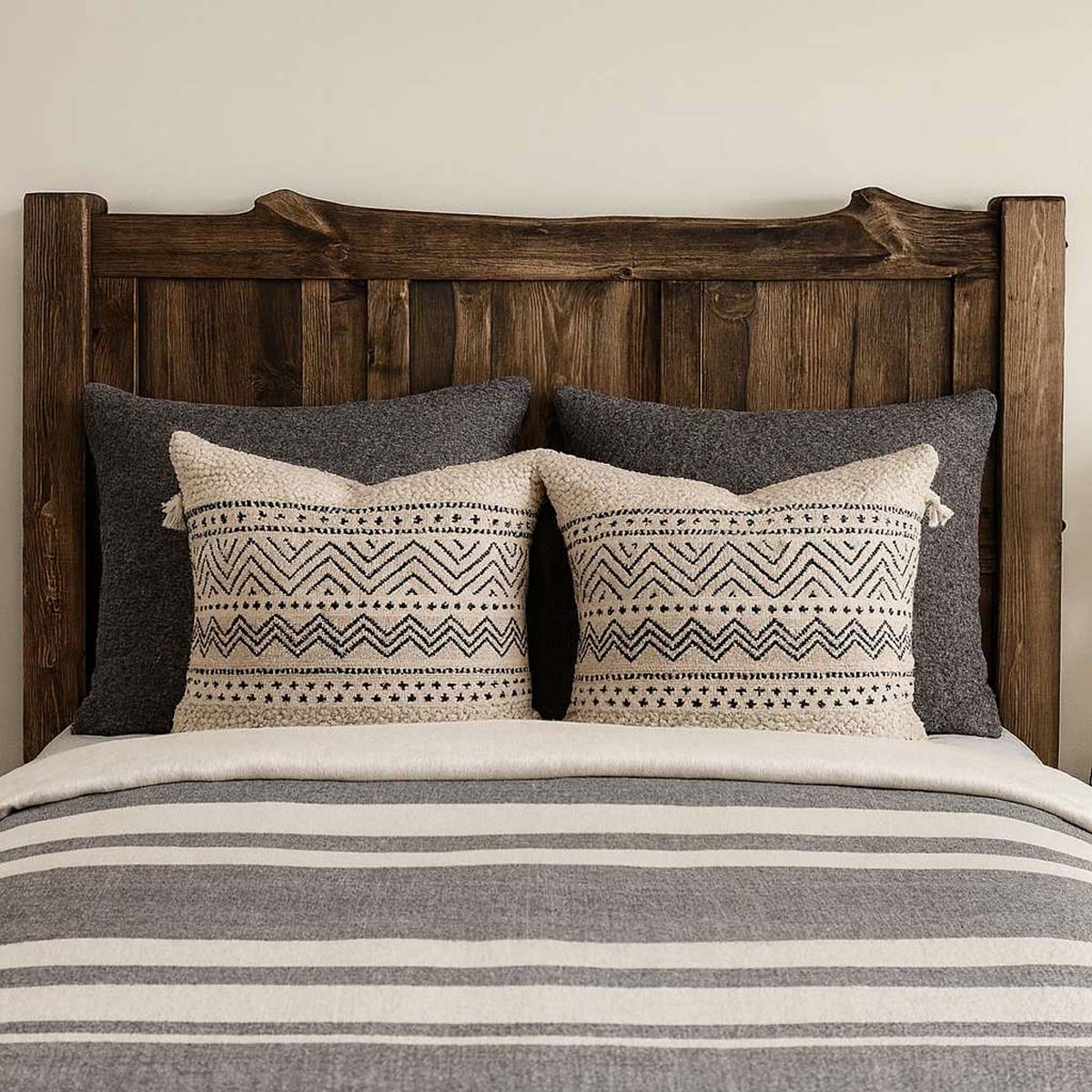 Lima Live Edge Headboard with Provincial Stain - Queen
