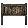 Lima Sawn Headboard with Iron & Jacobean Stain - Twin