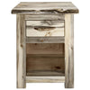 Lima Live Edge 25 Inch Nightstand - Clear Lacquer