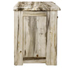 Lima Live Edge 25 Inch Nightstand - Clear Lacquer