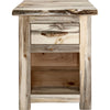 Lima Live Edge 30 Inch Nightstand - Clear Lacquer