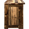 Lima Live Edge 25 Inch Nightstand with Iron - Provincial Stain