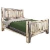 Lima Live Edge Bed with Clear Lacquer - Cal King