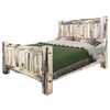 Lima Live Edge Bed with Clear Lacquer - Cal King