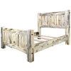 Lima Live Edge Bed with Clear Lacquer - Cal King