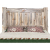 Lima Live Edge Bed with Clear Lacquer - Cal King