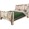 Lima Live Edge Bed with Clear Lacquer - Cal King