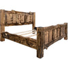 Lima Live Edge Bed with Provincial Stain - Cal King