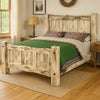 Lima Live Edge Bed with Clear Lacquer - Full