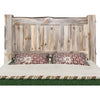 Lima Live Edge Bed with Clear Lacquer - Full