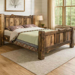 Lima Live Edge Bed with Provincial Stain - Full