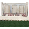 Lima Sawn Bed with Iron & Clear Lacquer - Queen