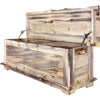 Lima Live Edge 4 Foot Blanket Chest - Clear Lacquer