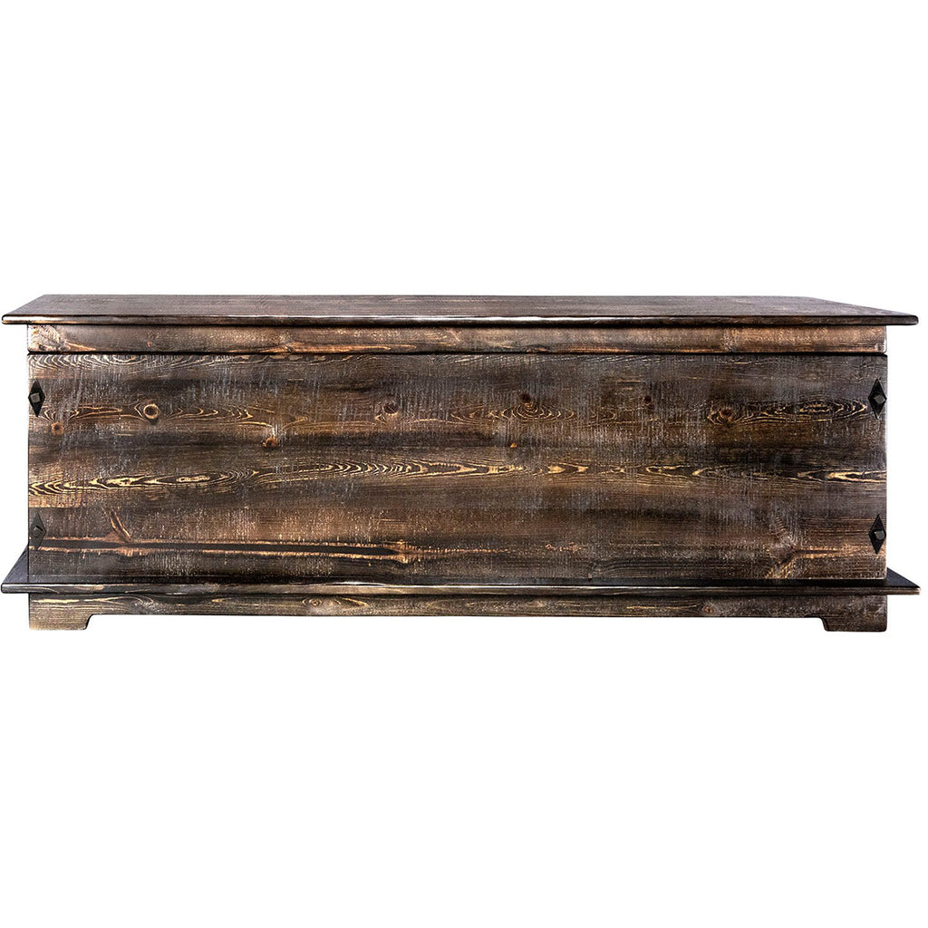 Lima Sawn 4 Foot Blanket Chest - Jacobean Stain