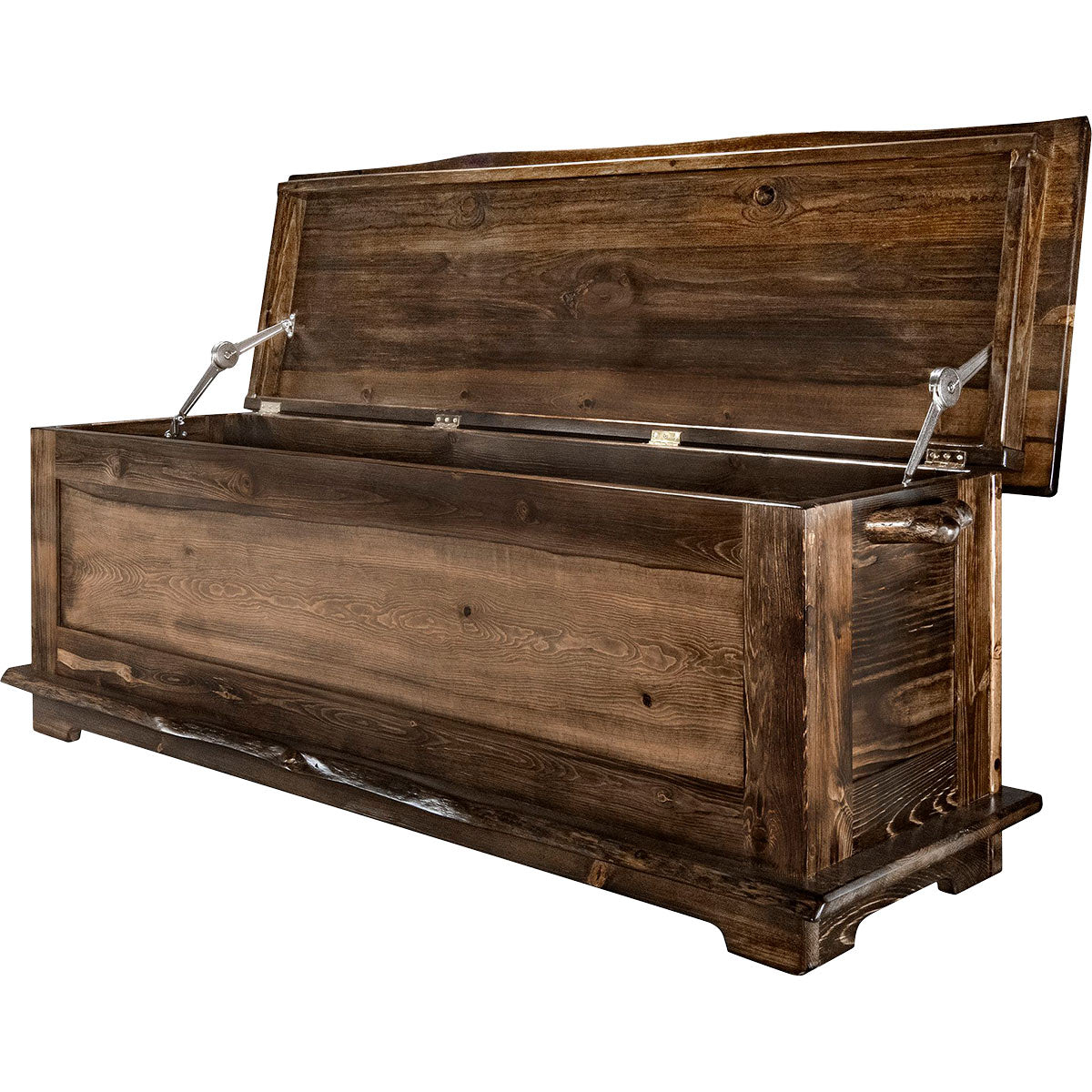 Lima Live Edge 5 Foot Blanket Chest - Provincial Stain