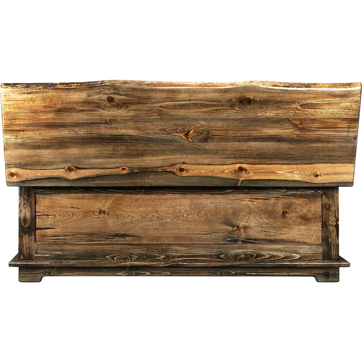 Lima Live Edge 5 Foot Blanket Chest - Provincial Stain