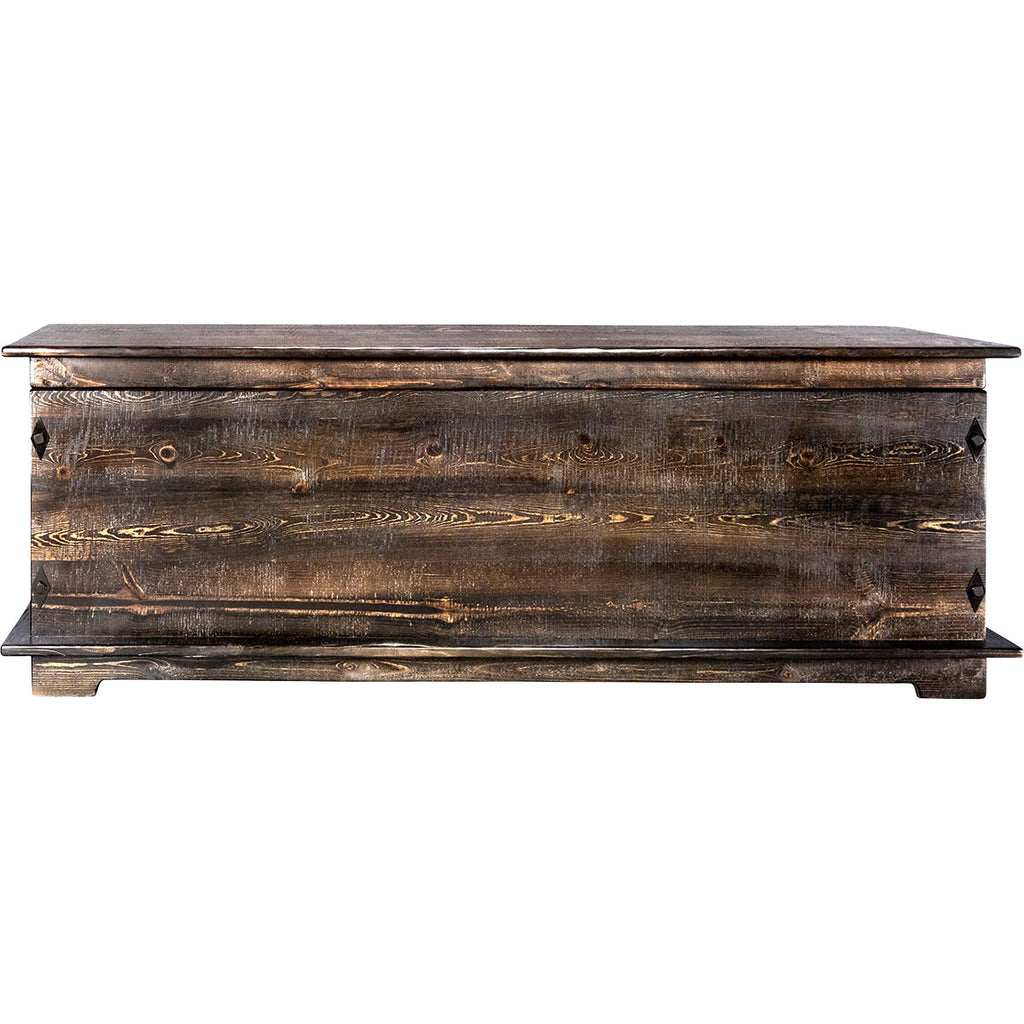 Lima Sawn 5 Foot Blanket Chest - Jacobean Stain