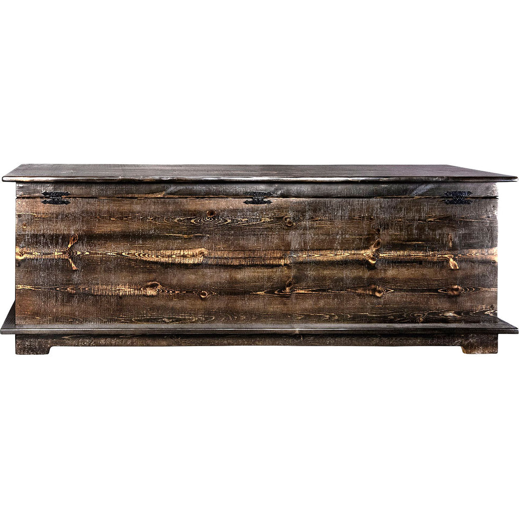 Lima Sawn 6 Foot Blanket Chest - Jacobean Stain