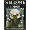Elk Lodge Personalized Wall Art