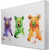Three Bears Metal Box Wall Art