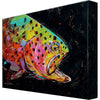 Crazy Trout Metal Box Wall Art