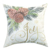 Frosty Pine Indoor/Outdoor Pillow - Pinecone Peace