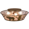 Roaming Bear Flush Mount Ceiling Light
