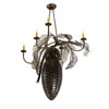 Hanging Pine Cone 5-Light Chandelier