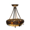 Shimmering Pines Semi Flush Mount Fixture