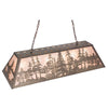 Pine Medley Oblong Pendant Light