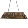 Pine Medley Oblong Pendant Light