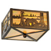 Native Bear Flush Mount Ceiling Light