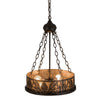 Primitive Pine Inverted Pendant Light