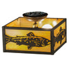 Primitive Trout Flush Mount Ceiling Light