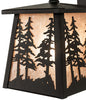 Towering Pines Lantern Wall Sconce
