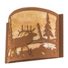 Lakeside Elk Wall Sconce