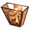 Wolf Wanderlust Wall Sconce
