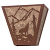 Wolf Wanderlust Wall Sconce