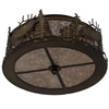 Roaming Elk Flush Mount Ceiling Light