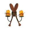 Canoe Paddles 2-Light Wall Sconce