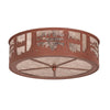 Nature's Beauty Flush Mount Ceiling Light
