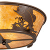 Fish Leap Flush Mount Ceiling Light