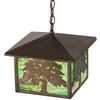 Strong Oak Lantern Pendant Light