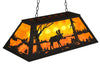 Golden Moose Oblong Pendant Light