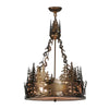 Twilight Moose Inverted Pendant Light
