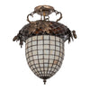 Golden Acorn Flush Mount Ceiling Light
