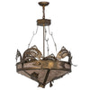 Multi Game Fish Inverted Pendant Light