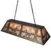 Dancing Deer Oblong Pendant Light