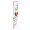 Cardinal Christmas Wood Porch Sign